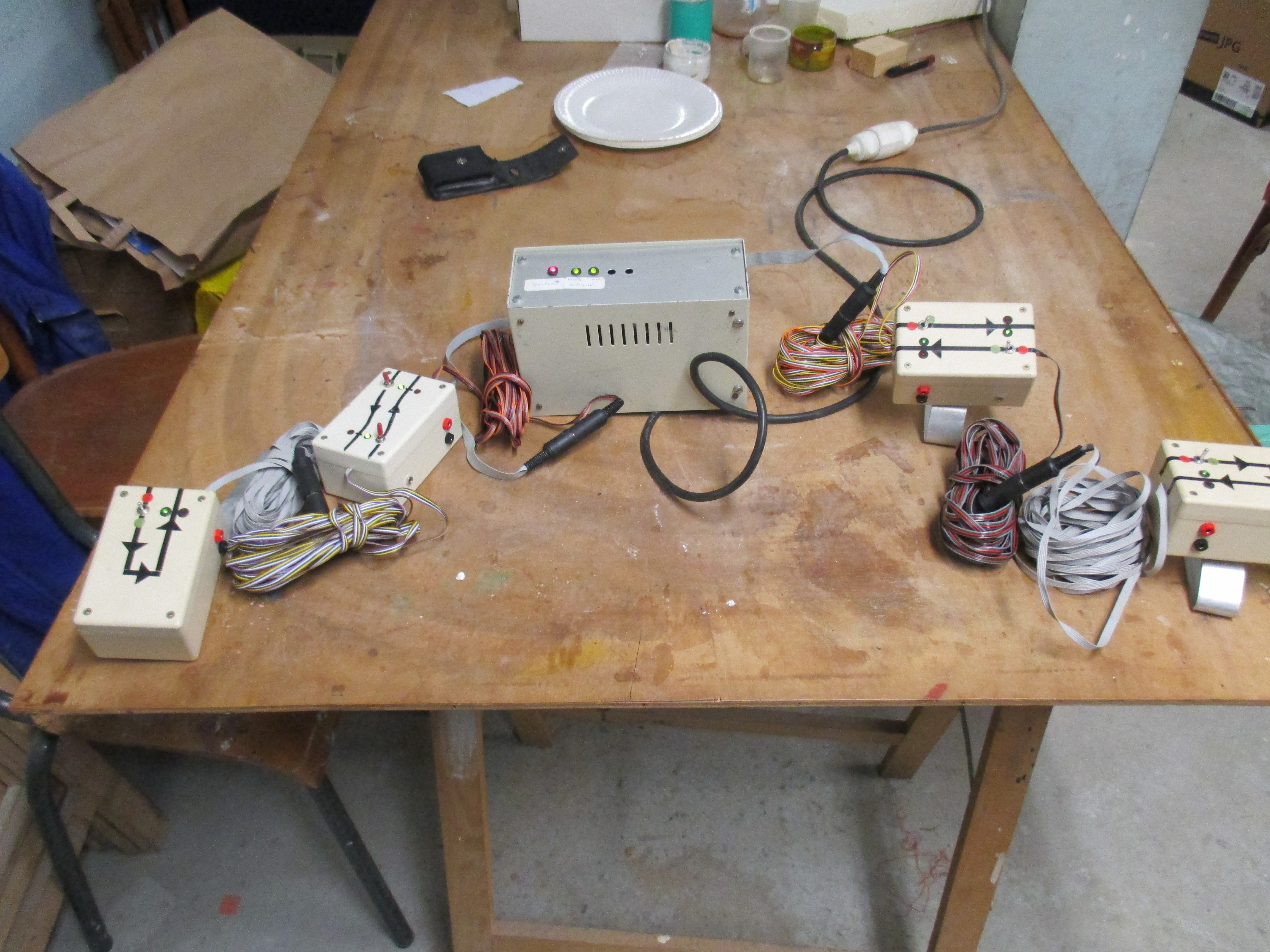 quelques blocks eurotrack, connectés